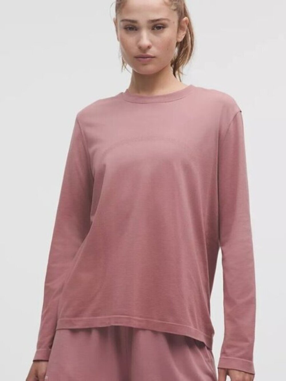 NWT Lululemon Swiftly Relaxed Long-Sleeve Shirt Updated Fit - 10 Red Clay